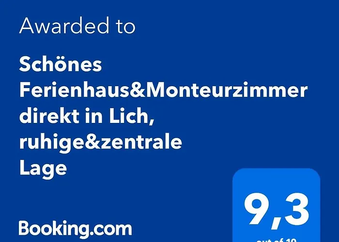 Semesterbostad Schoenes Ferienhaus&monteurzimmer Direkt In Lich, Ruhige&zentrale Lage *